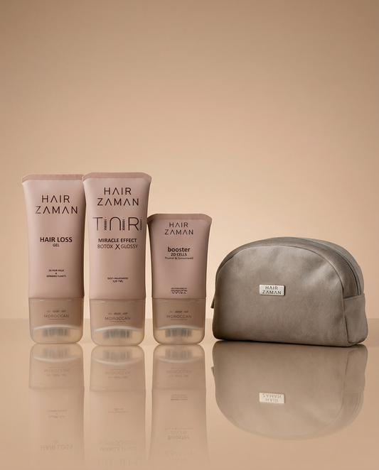 Pack Huile Anti-chute (femmes enceintes et enfants) + Tiniri + Huile Booster + Une trousse offerte