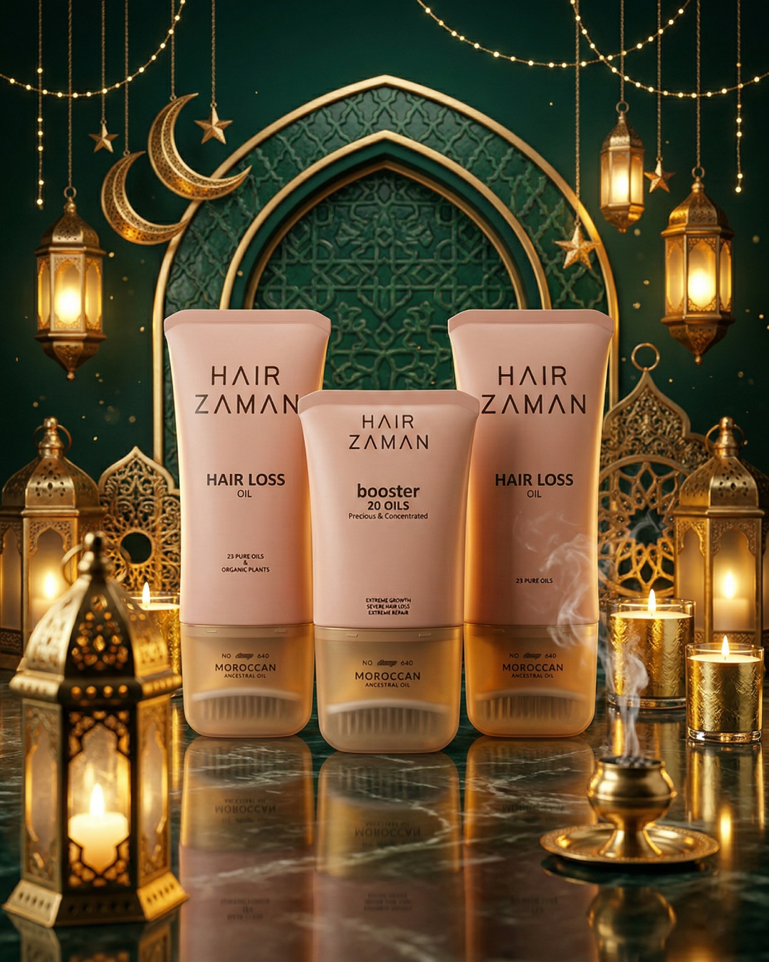 Anti-hair loss pack (Adult) + Anti-hair loss (pregnant women and children) + Booster oil