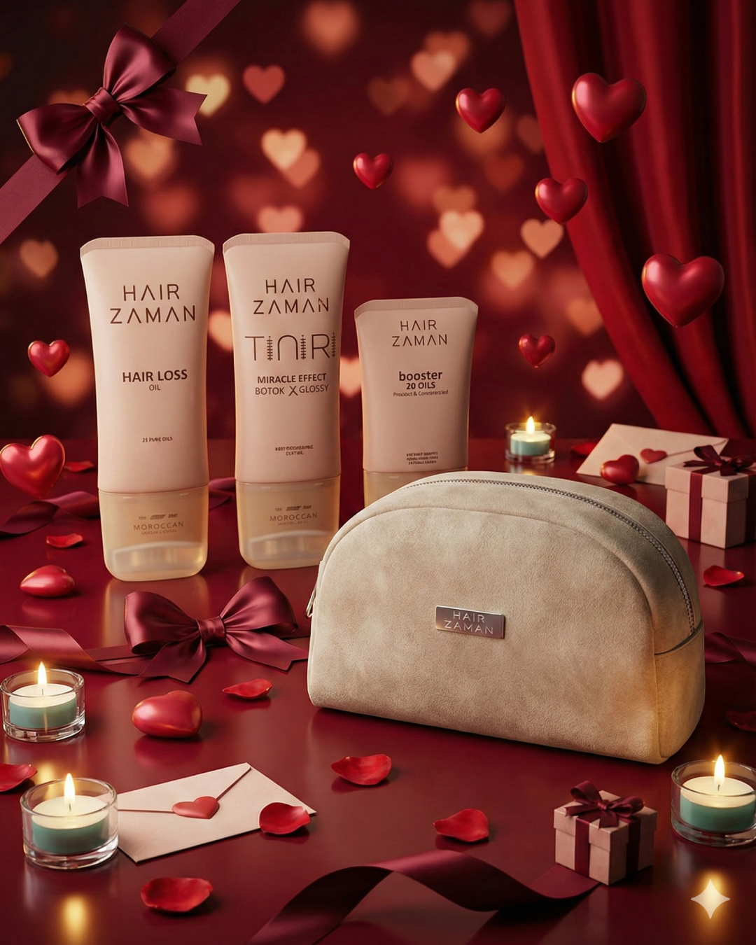 مجموعة زيت لمنع تساقط الشعر (للنساء الحوامل والأطفال) + تينيري + زيت معزز