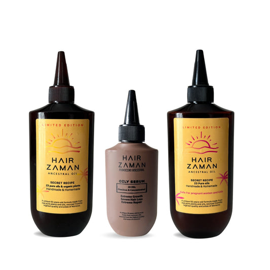 Pack Anti-chute (Adulte) + Anti-chute (femmes enceintes et enfants) + Huile Booster