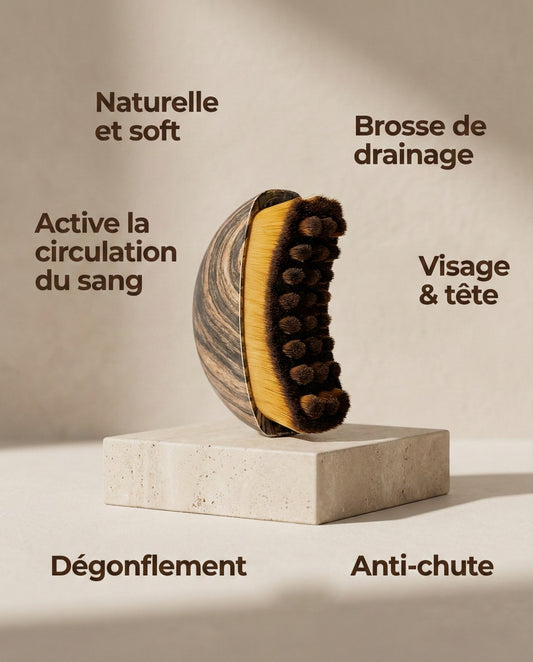 Brosse drainage lymphatique