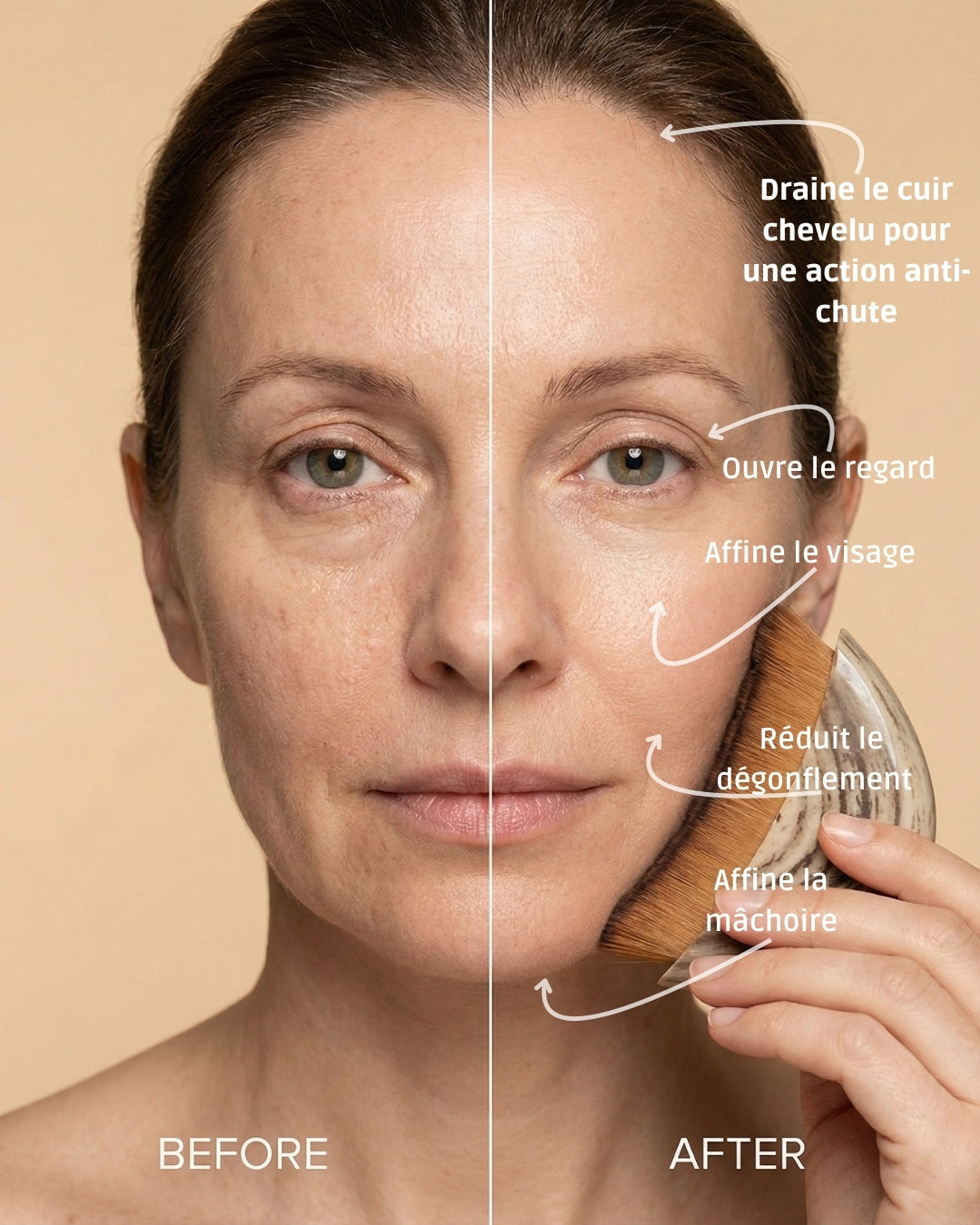 Brosse drainage lymphatique